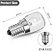 Pack de 4 25W E14 Bombilla Horno, Bombillas De Rosca SES E14...