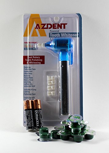 Azdent Tooth Polisher + 14 Cups Qartz Mint Coarse Grit Professional Tooth Polish