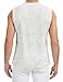 YYA Mens Tank Tops Fashion Tank Shirts Sleevelss Casual Tee Shirts for Men White Large