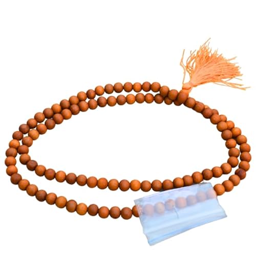 Handmade Sandalwood Japa Mala with OM Symbol