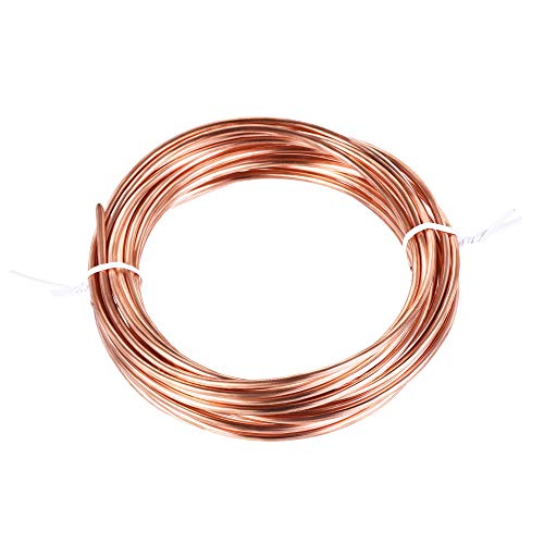 uxcell Refrigeration Tubing 3mm OD x 2mm ID x 19.5Ft Length Copper Tubing Coil