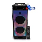 Marque: Pickering Enceinte Autonome Pickering Djoon88 - DJ Pad 16 Effets - LED/BT/USB - 400w - Boomer et Sub + Tel+clé USB 32Go