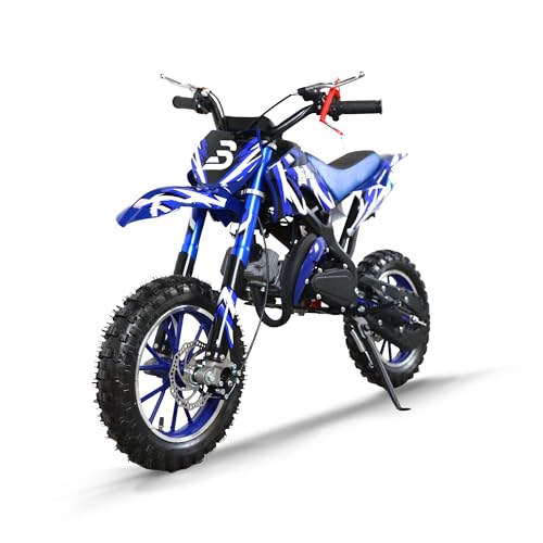 BLAZEGO 49cc Kids Dirt Bike, 2-Stroke Gas Powered Dirt Bike, Motorcycle with...