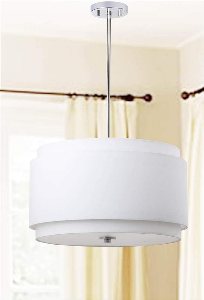 Safavieh Lighting Collection Piran 3 Light 20" Adjustable Pendant