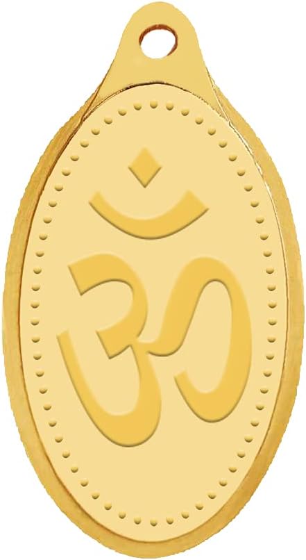 WHP Jewellers 24kt (999) 2 gram OM Yellow Gold Om Pendant