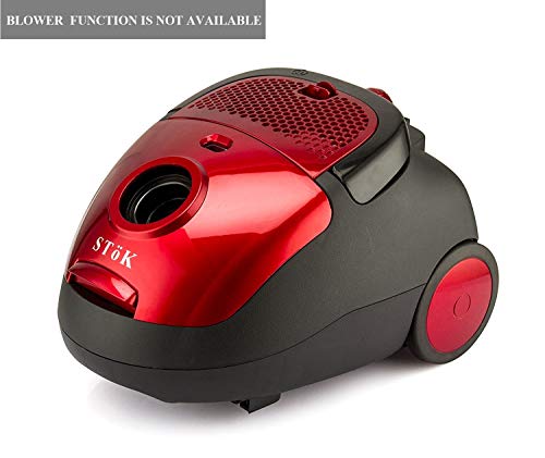 Image of SToK 1200-Watt Vacuum Cleaner for Home Use with 4 Dust Bags (Red)