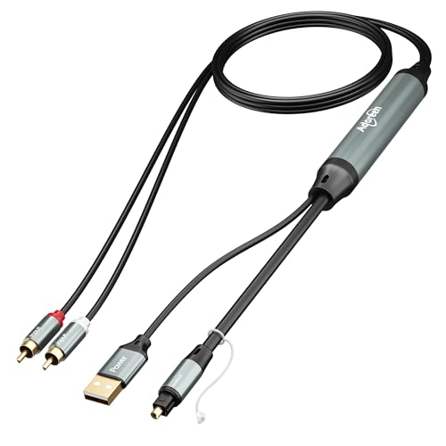 Adaptateur RCA vers optique pour connecter un lecteur DVD ou une platine analogique sur une TV moderne