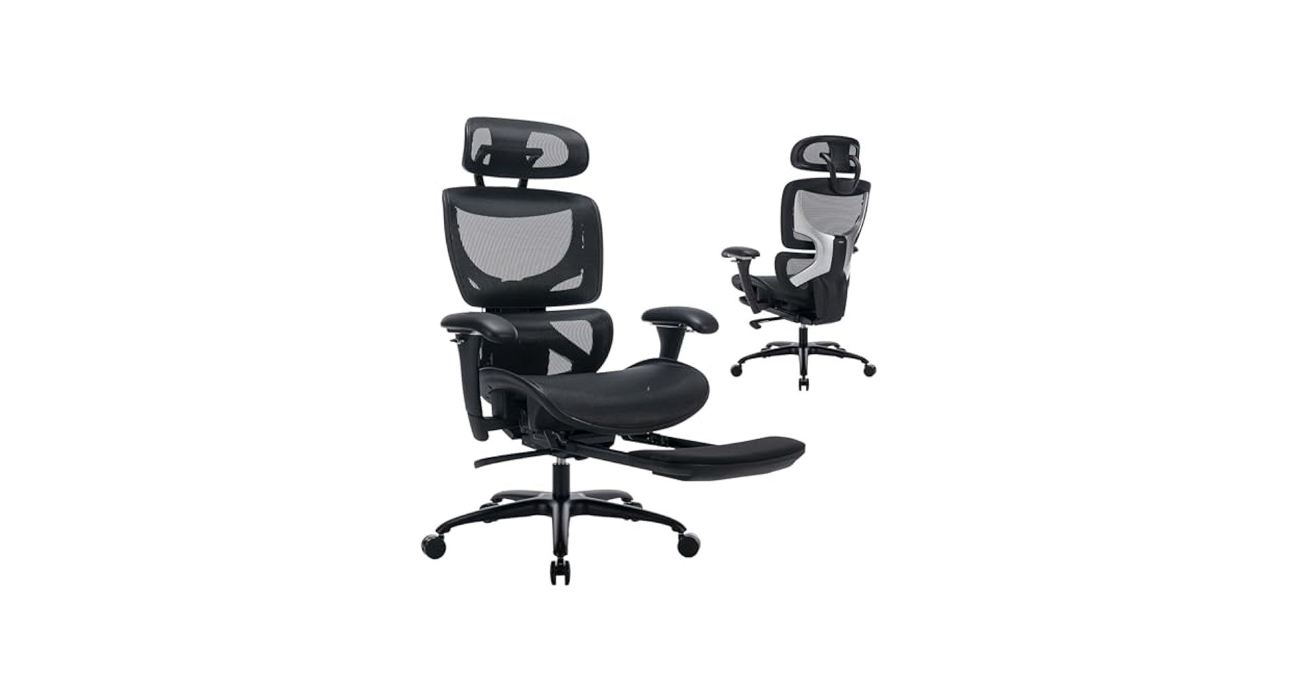 Amazon.com: Ergonomic Mesh Office Chair with Footrest, High