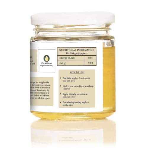Image of Purvina Skin Food - Face & Body Moisturising Oil - 150 ml | Reusable Glass Jar