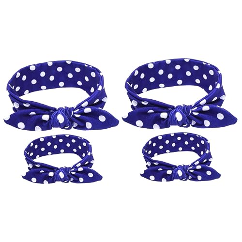 Toyvian 2 Peças Terno Infantil Turbante De Bebê Laços De Cabelo Para Bebês Faixa De Cabelo Bebê Meni