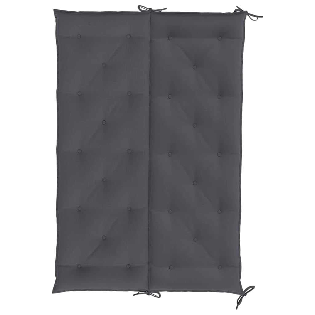 vidaXL Cojín para balancín de tela gris antracita 150 cm