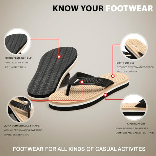 Image of Duosoft Flip Flop for Women | Soft Comfortable | Breathable | Fashionable | Stylish | Trendy | Super Soft | Lightweight | Anti-Slip Sole | Indoor & Outdoor |DW-35-Green