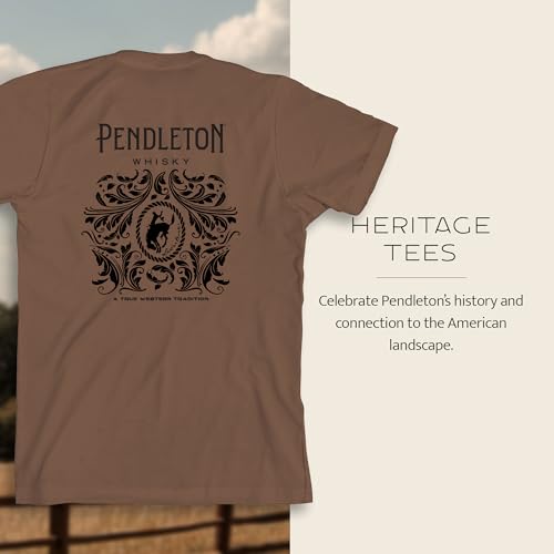 Image of Pendleton Men's Graphic T-Shirt, 100% Cotton Short Sleeve Tee, Soft Water-Based Print Casual Shirt, Crew Neck
