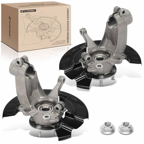 A-Premium 2 x Front Left and Right Steering Knuckle & Wheel Bearing Hub Assembly Compatible with Ford Escape 2013-2019, with Dust Shield, Driver and Passenger Side