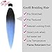 Blue Braiding Hair Pre Stretched Black Lake Blue Box Braids Hair Extension 26 Inch for Braiding(Pack of 3)