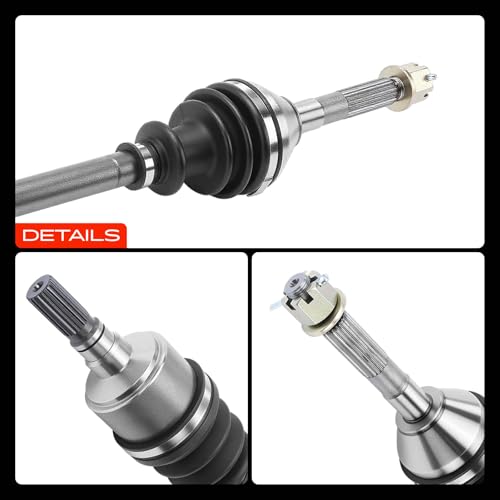 A-Premium CV Axle Shaft Assembly Compatible with Kubota RTV1100 2007-2013, RTV1140 2009-2016, RTV900 2004-2010, RTV900XT 2011-2016, Front Left or Right, Replace# K7581-15310, K7581-15300 by A-premium - Image 9