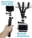 Hocoder Flexible Camera Tripod Compatible with GoPro Hero 13, 12, 11,10, 9 Bendable Tripod 360° Rotation Mount Stand for Vlogging