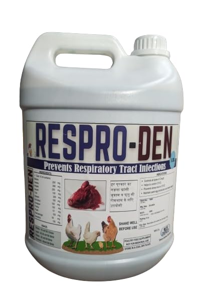 DEN RESP P, Controls All Types of Cough,Helps to Control C.R.D, Prevents Stress Due to C.R.D, Maintain Peak Egg Production and Better Weight, 5 Litter (B0CWPGDBDZ) Amazon Price History, Amazon Price Tracker