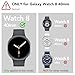 SPGUARD For Samsung Galaxy Watch 8 Screen Protector Case 40mm Cover, [2+2Pack] Scratch Resistant Tempered Glass Screen Protector & Hard PC Bumper for Samsung Galaxy Watch8 40mm(NOT for Other Models)