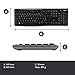 immagine 11Logitech MK270 Kit Tastiera e Mouse Wireless per Windows, Wireless 2.4 GHz, Mouse ‎Wireless Compatto, 8 Tasti Multimediali e Scelta Rapida, Durata Batteria 2 anni, PC/Laptop, ‎Layout Italiano QWERTY