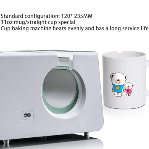 Machine de transfert de chaleur à gobelet 11 oz avec chauffage uniforme 350W