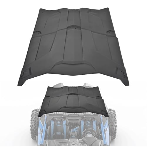 HECASA 2 Pcs Hard Top Roof Compatible with 2017-2026 Can Am Maverick X3 MAX R RR XDS/RS/DS/XRS Replacement for 715003750 Roof Top Cover Sun Visor
