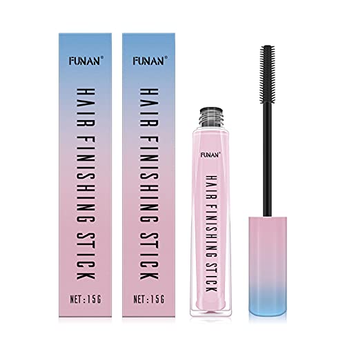 FUNAN Hair Finishing Stick 2 Pack, Flyaway Feel Stick Hair, Small Broken Hairs Finishing Cream,...