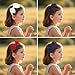 7Rainbows Fashion Cute Black Bow Headband for Girls Toddlers.