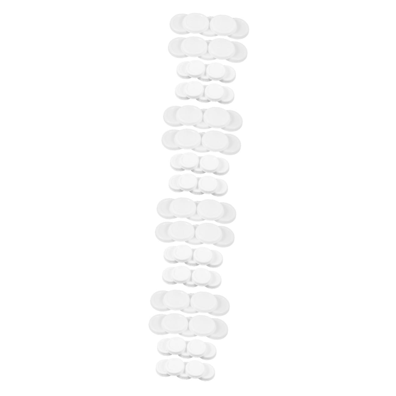 SEWACC 200 Pcs Paper Tube Mailing Tube Cap Small End Caps Tube Pipe Cover Plug Round Paper Tube Caps Mailers Tubes Cap Poster Tube Caps Painting Paper Tube Cap Round Caps White Plastic