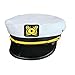 Beelittle Yacht Capitán Sombrero Accesorios de Disfraces Conjunto Barco Ajustable Marinero Nave...