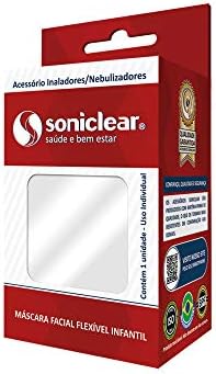 Soniclear Máscara De Pvc Cristal Infantil Em Blyster Translúcido