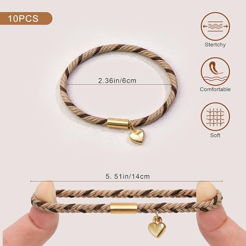 10 PC Hair Ties Bracelets - image 4