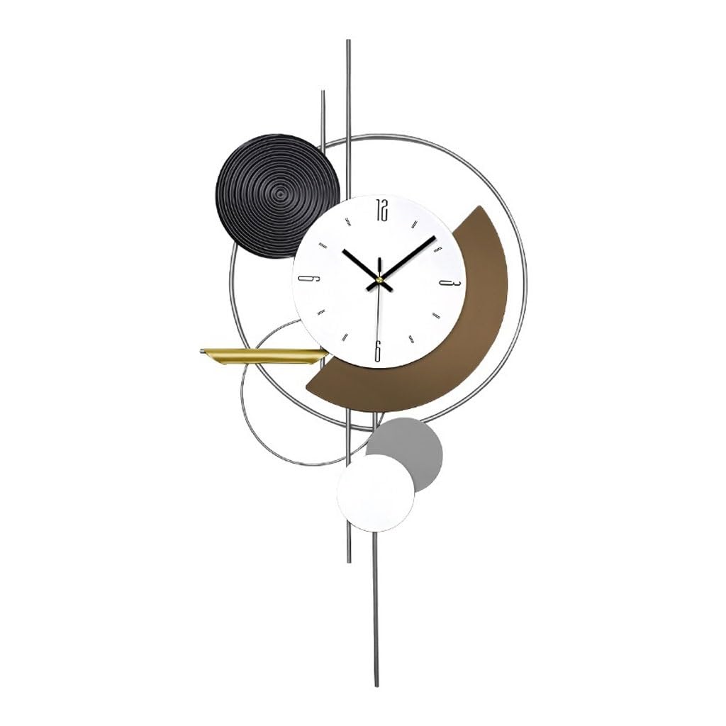 EINES Silent Decorative Wall Clock Household Clock Wall Clock Living Room Fashion Creative Household Clock Simple Restaurant Decoration Wall Clock Easy to Read
