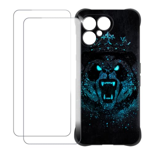 UOGNADGD Fairphone 6 �Ƃ̌݊������� �J�X�^���J���t���P�[�X�{�����K���X�ی�t�B����2���t�� ? �Ռ��z�������h�~ (�{���Ă���p���_)