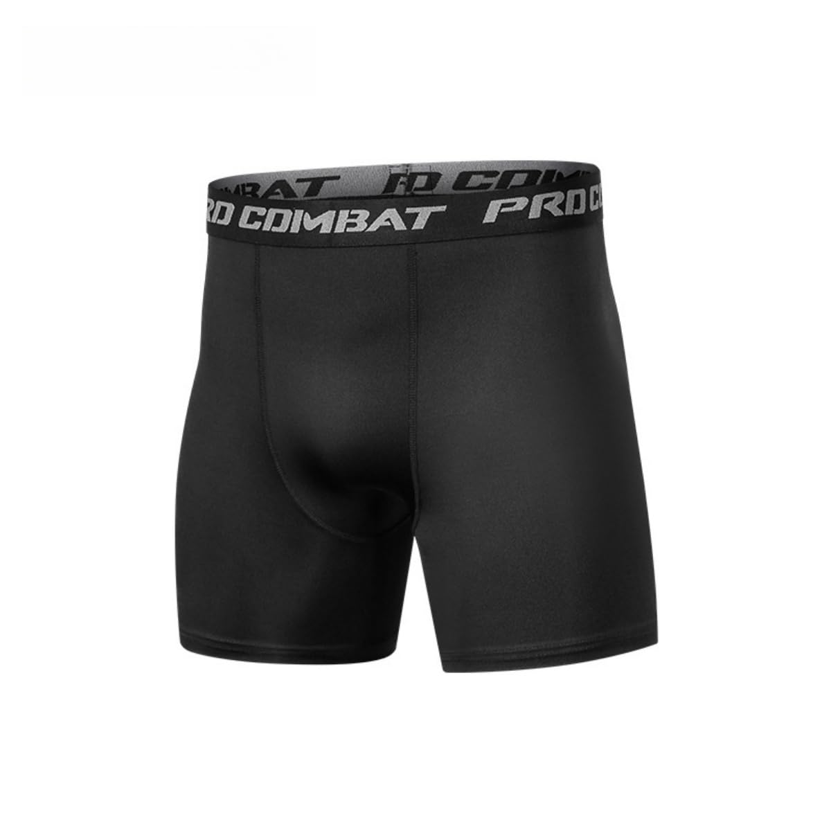 Men’s Compression Shorts, Quick Dry Base Layer Tight Undershorts for Cycling, Breathable Athletic Workout Underwear Pants with Waistband, Stretchy Tights Leggings for Basketball Training Running