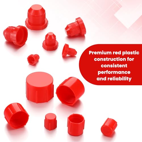 Image of Tallew 144 Pcs Plastic Caps and Plugs Automotive Plug and Cap Kit