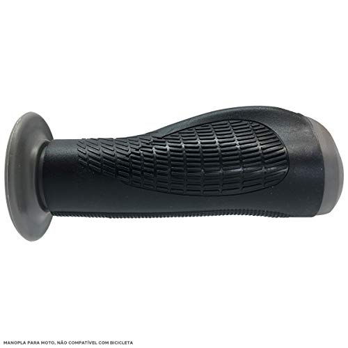 Manopla Punho Moto Calypso Rumus Preto/Cinza