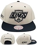 Mitchell & Ness Los Angeles Kings NHL Evergreen Cream Black Snapback Hat Cap
