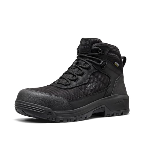 KEEN Utility Mens Skokie Hiker Style Mid Height Composite Toe 90 Degree Waterproof Work Boots product thumbnail 11