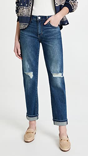 Joe's Jeans The Niki Cuffed with Back Arc Burden Destruct 25 282
