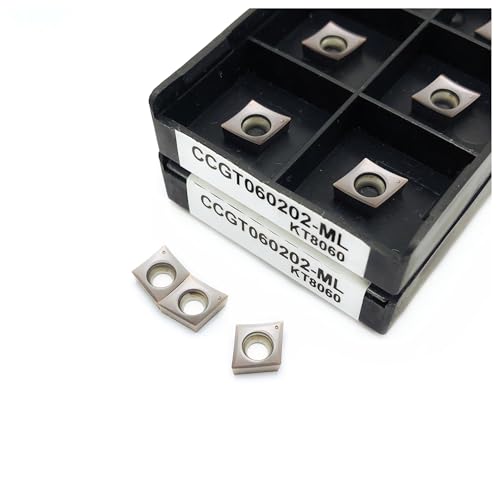 CCGT060204-ML KT8060 insert carbure à brise-copeaux ML pour usinage stable