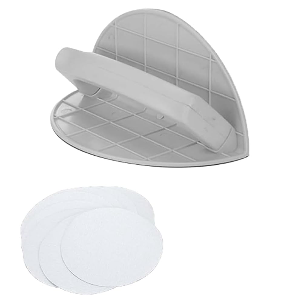 IJSDNVJNDX Self-Adhesive Semi-Circular Sanding Tool with 320 Grit Sandpaper- Corner Sander for Woodworking and Drywall