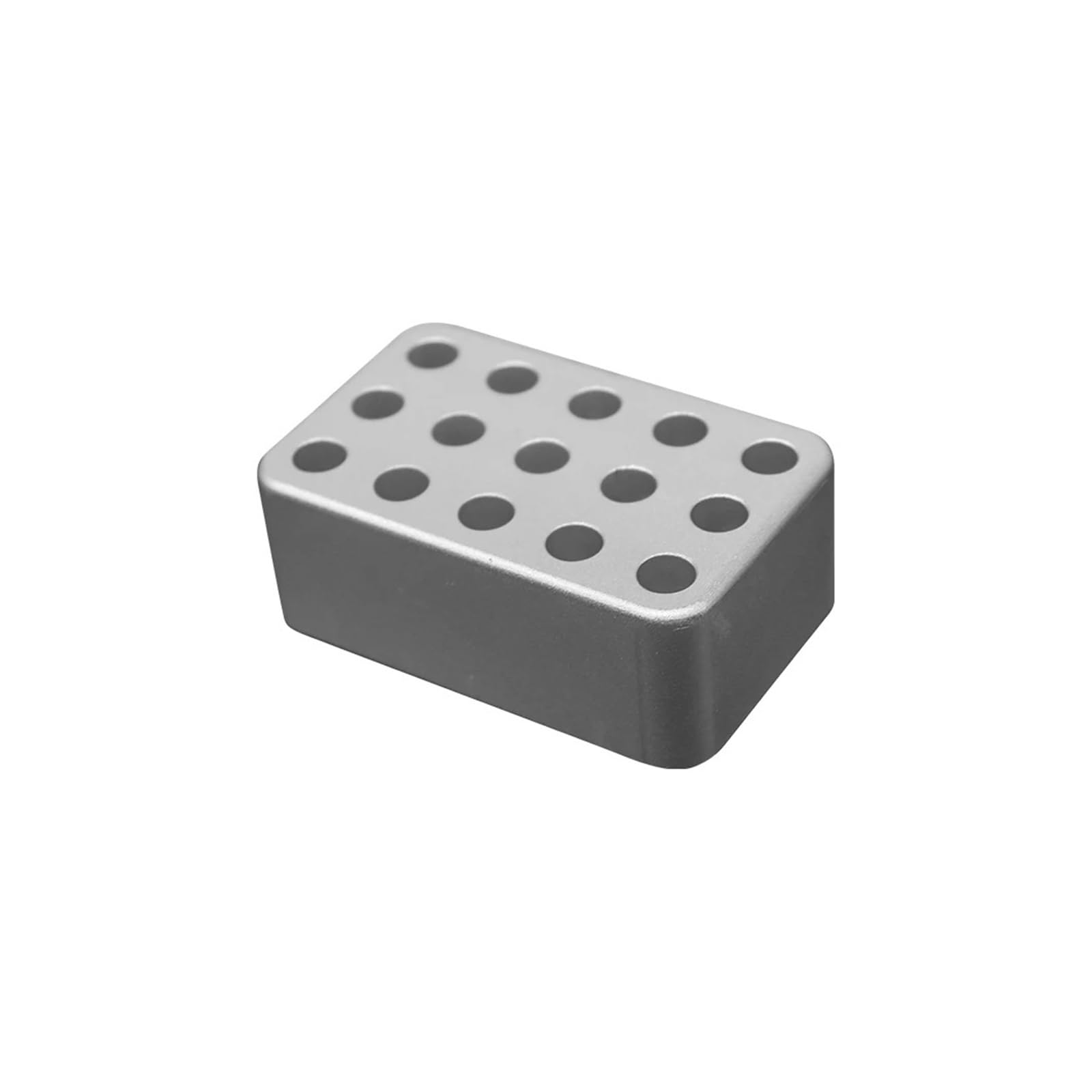 Gradilla Para Tubos De Centrífuga Caja de hielo de aluminio, bloque de tubo centrífugo de 1,5/2ML, termostato de baja temperatura, módulo de congelación multiusos preenfriado