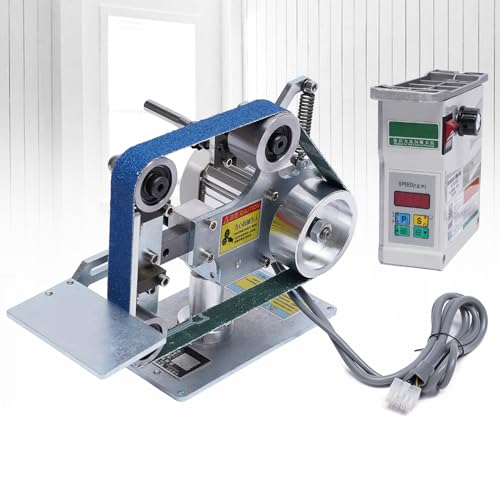 LIYUANJUN Belt Grinder, 30'' x 1'' Belt Sander Bench Grinder with Brushless Motor Large Table Polishing Sander Sharpener Multi Function Desktop Belt Machine w/Stepless Speed Regulator
