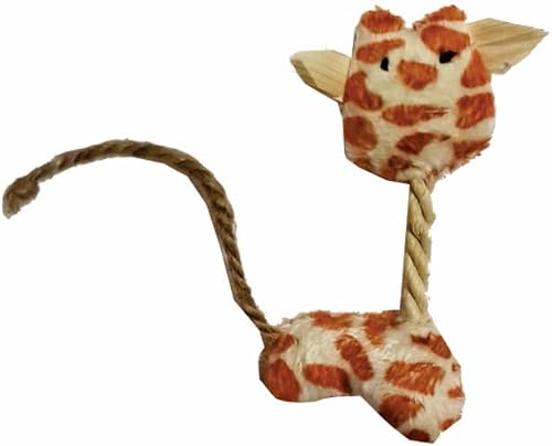 DARO Giraffe Cat Toy โ Interactive Rope & Plush Play Toy for Cats