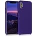 Produktbild kwmobile Hülle kompatibel mit Apple iPhone X - Hülle Silikon gummiert - Handyhülle - Handy Case in Violett