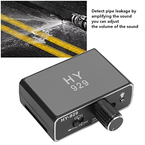 Ejoyous Water Leakage Detection, Underground Water Pipe Leak Detector Monitor with Dual Probe and Headphone Sound Adjustable Intensifier for Construction Site Pipeline Detection (US Plug) - Image 3