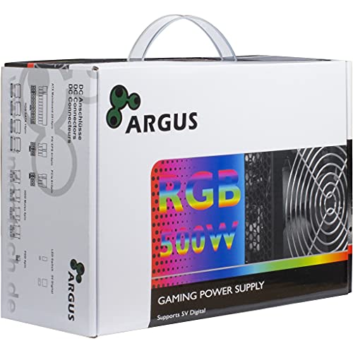 FUENTE DE ALIMENTACIÃ“N INTER-TECH 500W ARGUS RGB-500W II 140MM LÃœFTER RETAIL - Alimentatore - Immagine 1