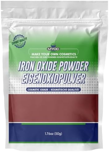 Iron Oxide for Cosmetic Grade Sunscreen, Makeup, Pottery & Slime - 50 Gm