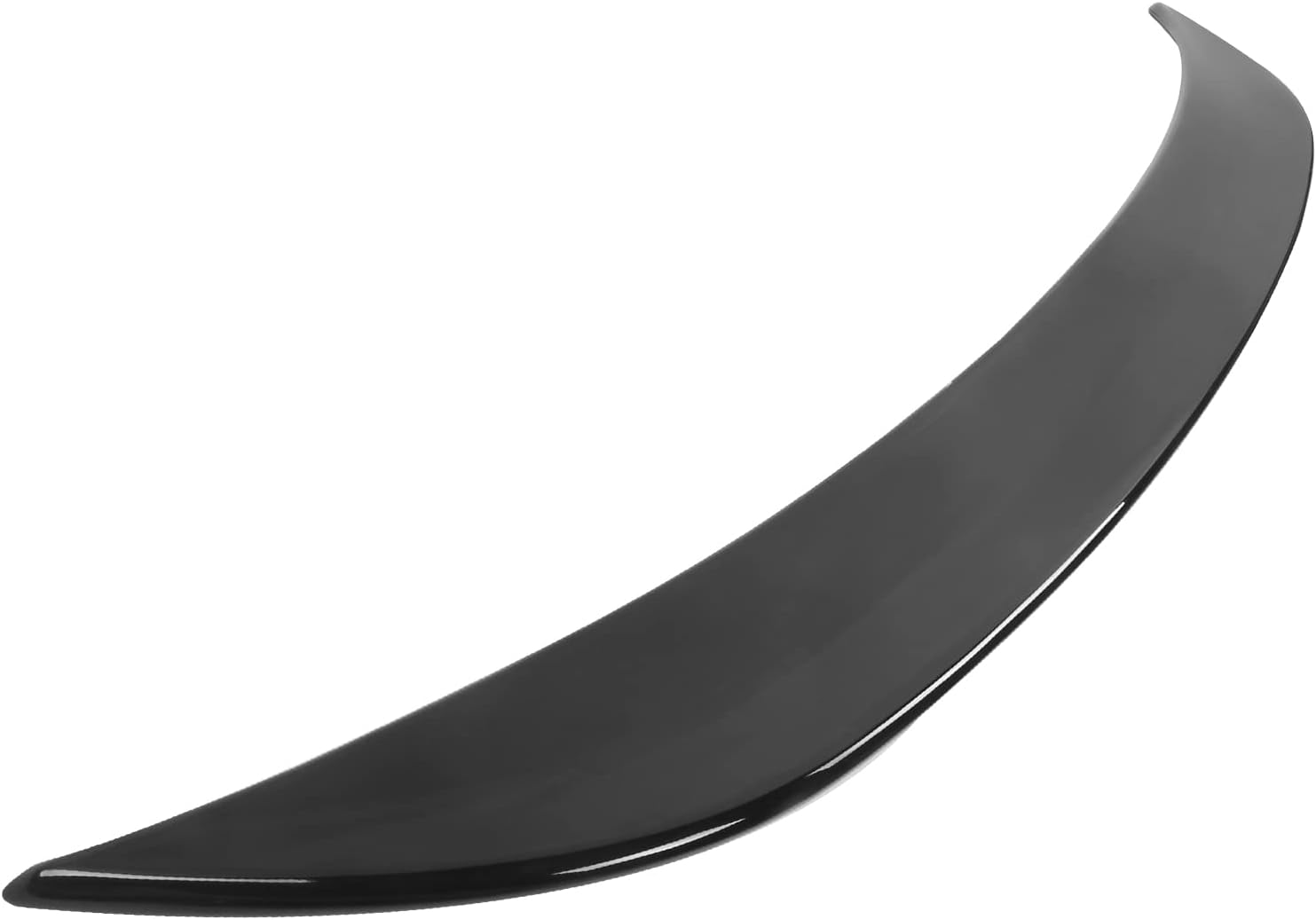 FREEMOTOR802 Rear Window Roof Spoiler Wing, Compatible with 2021-2025 Ford Mustang Mach-E, IKON Style Gloss Black ABS Plastic Racing Windshield Lip Spoiler Visor Deflector Exterior Styling Trim
